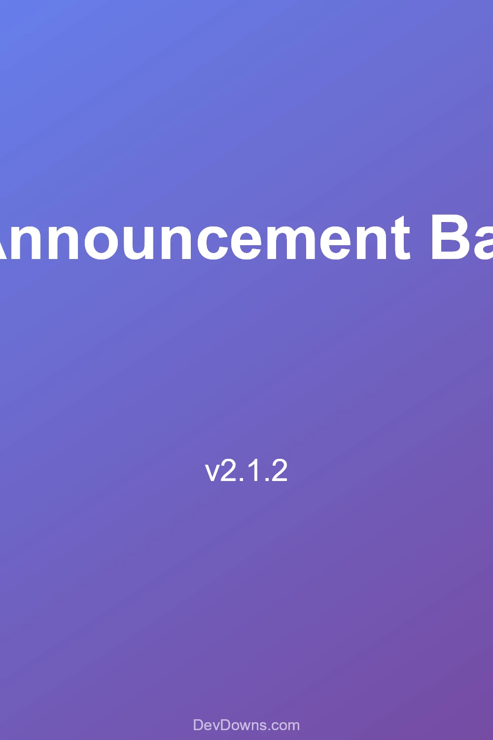 Announcement Bar 2.1.2 - Social Share